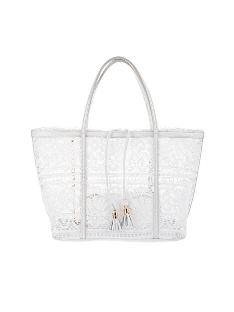 Dolce & Gabbana white totes